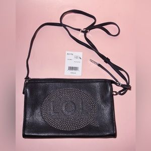 Brighton “LOL” leather studded handbag - new with tags